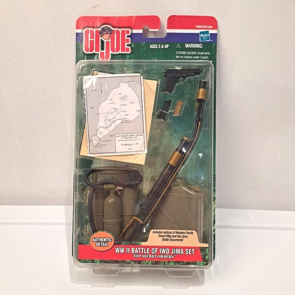 GI Joe WWII Battle of Iwo Jima Set Top Secret Orders 2000 by hasbro - Picture 1 of 7
